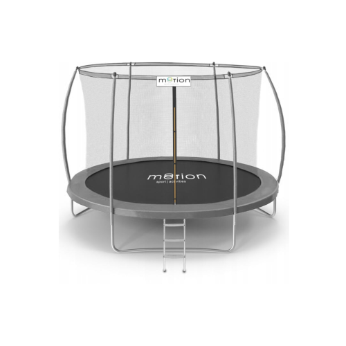 Батут  Jumi Motion Sport Line Premium 10ft (305см) з внутрішньою сіткою сірий - фото №3